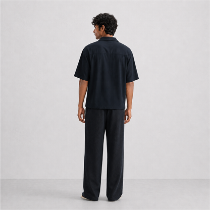 Blue Abyss Bowling Shirt