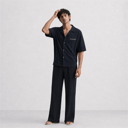 Blue Abyss Bowling Shirt