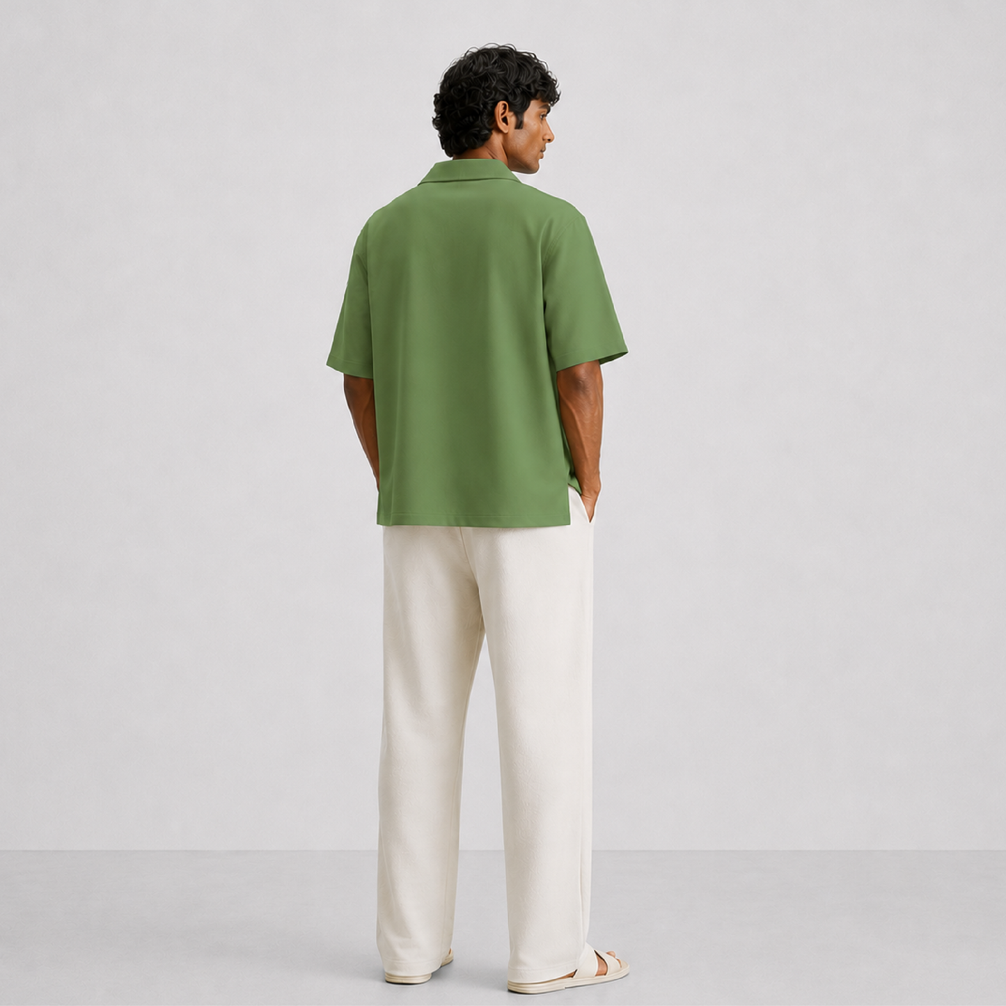 Ivory Straight Pants