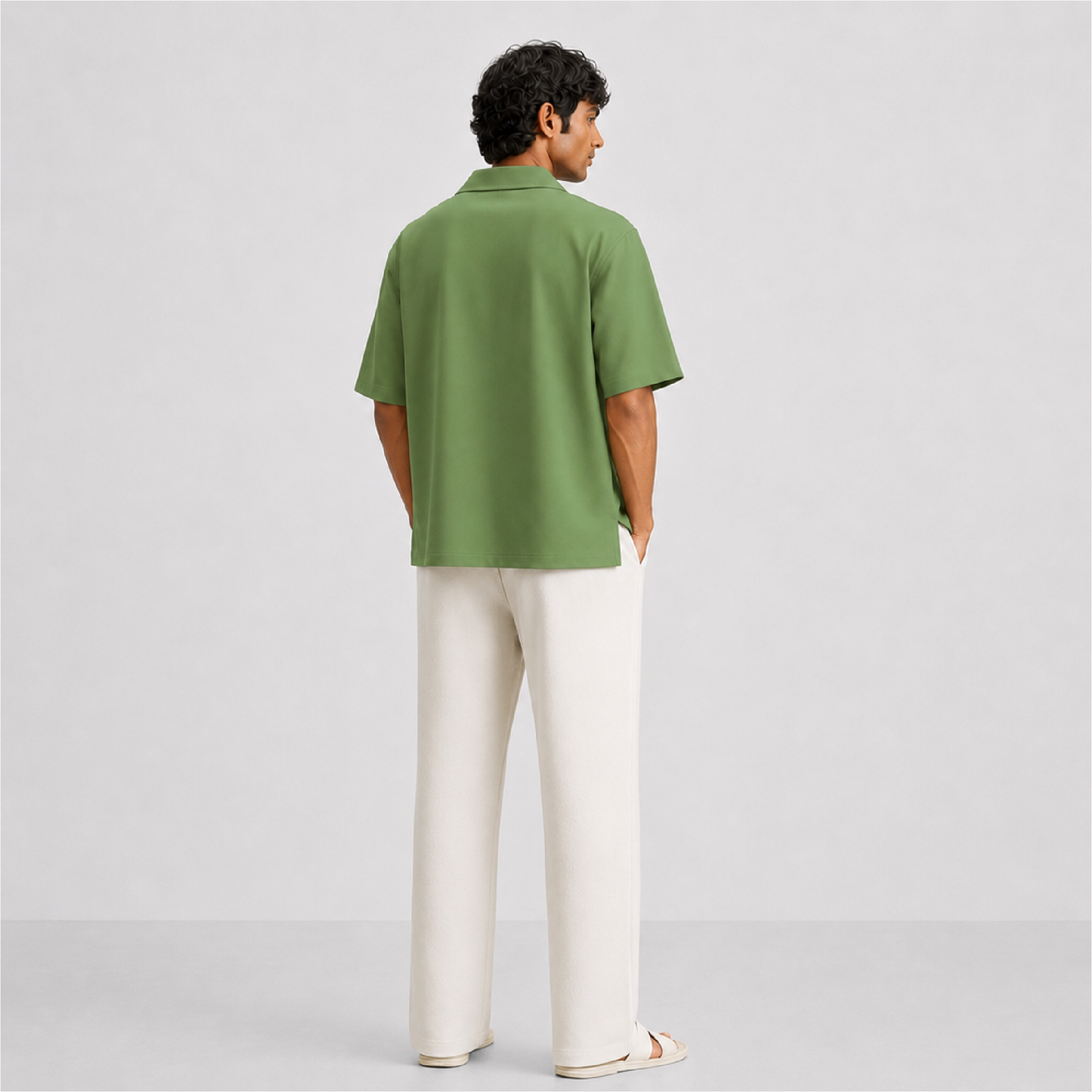 Ivory Straight Pants