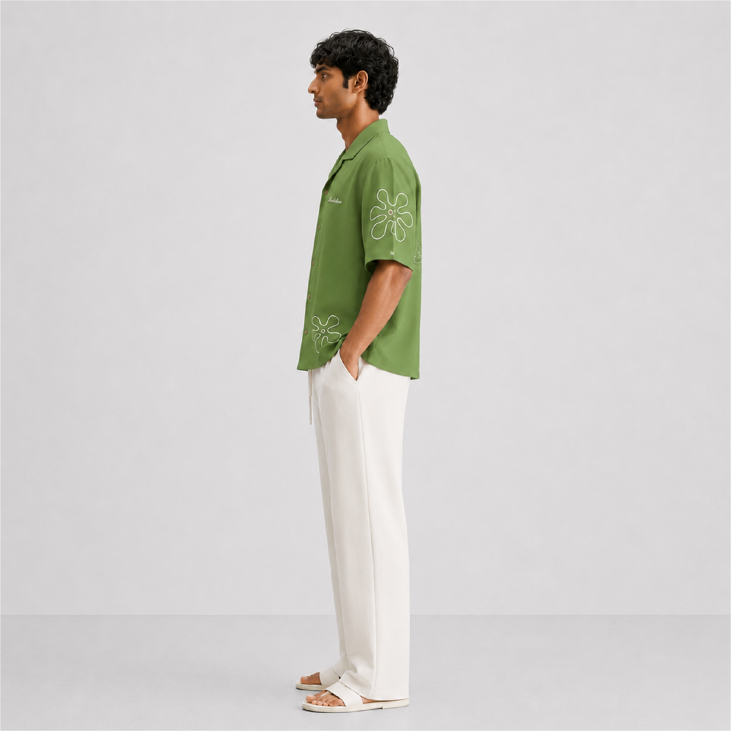 Ivory Straight Pants