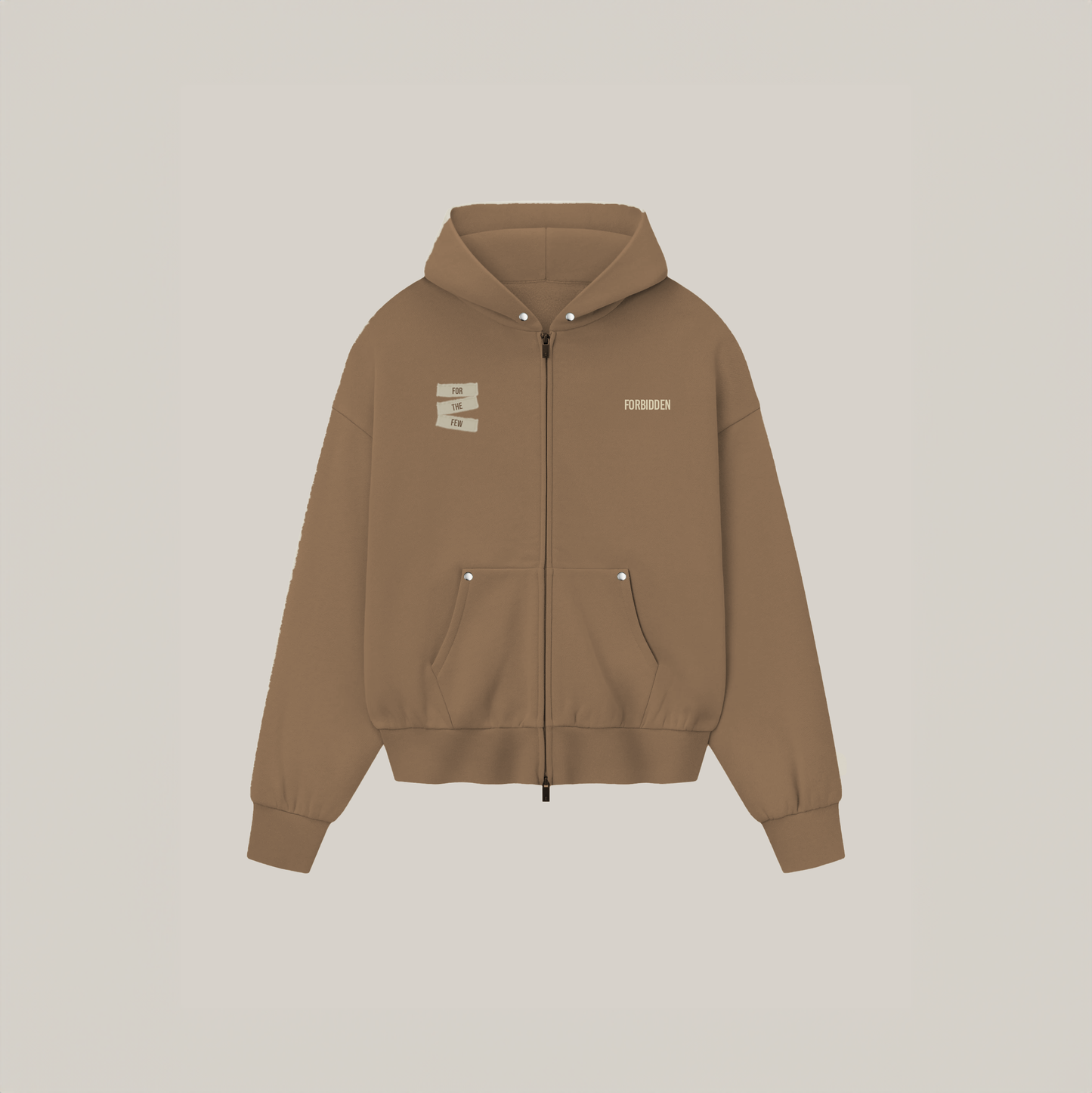 God Damn Oversized Zipper Hoodie