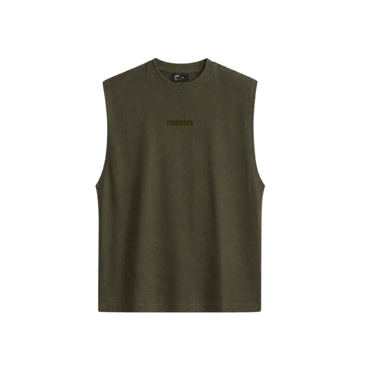 Combat Green Tank Tshirt
