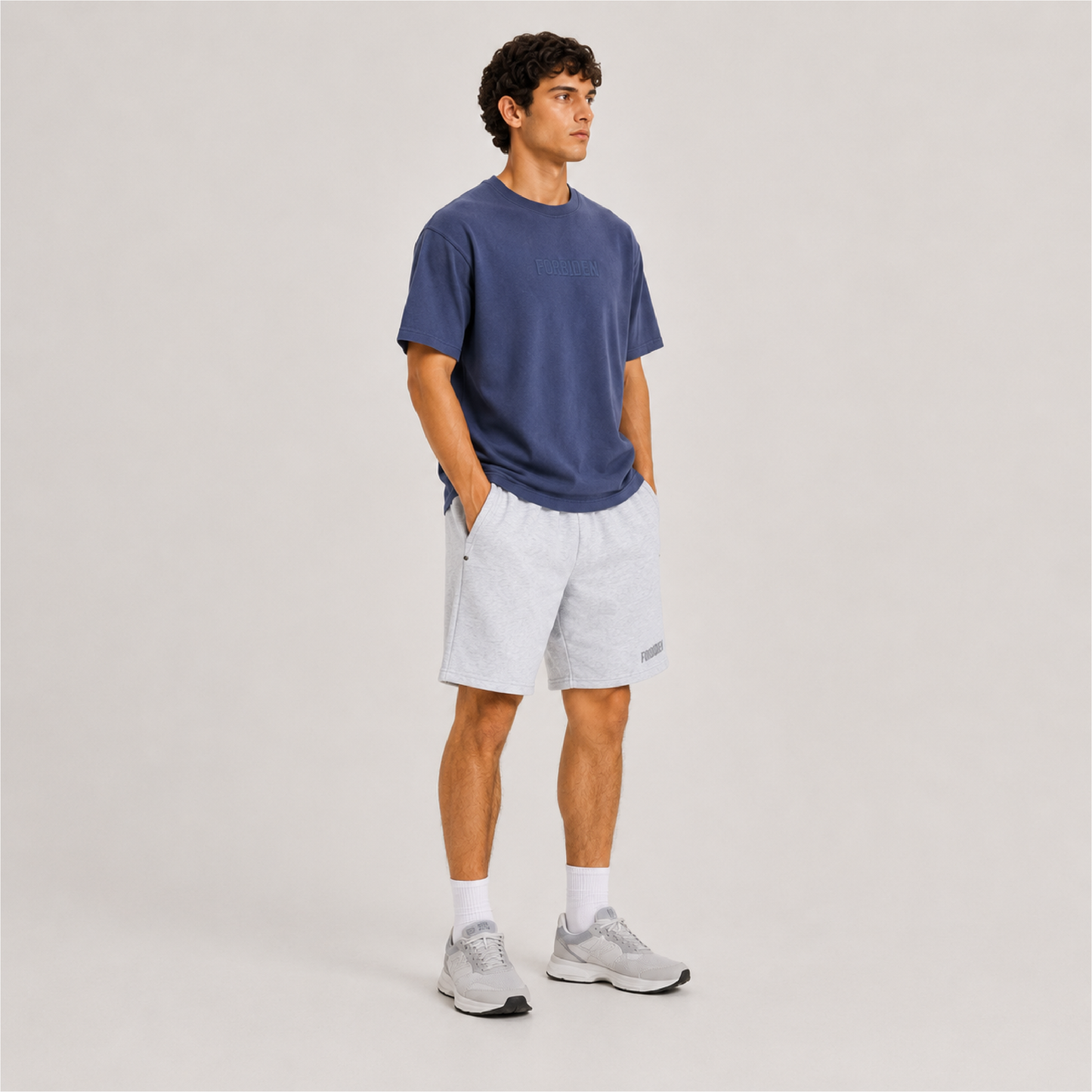 Denim Blue Oversized Tshirt