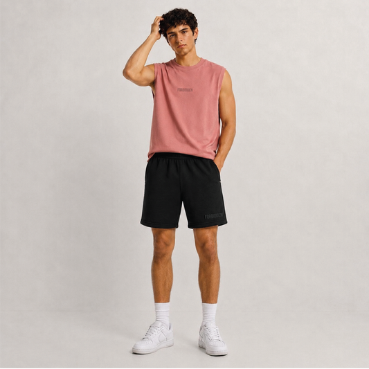 Static Black Shorts