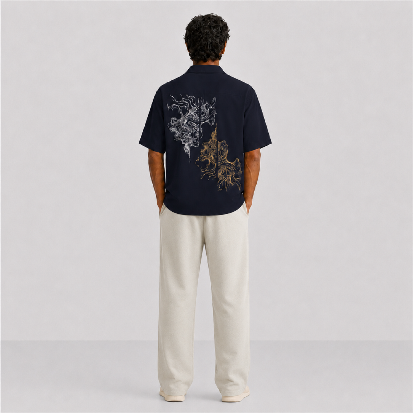 Ethereal Vortex Bowling Shirt