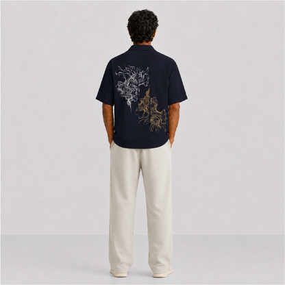 Ethereal Vortex Bowling Shirt