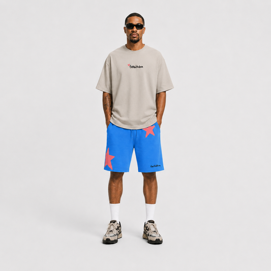 Shooitng Stars Blue Shorts