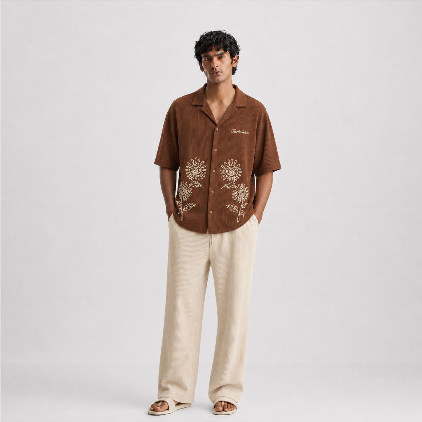 Unfollow Me Ribbed Straight Pants