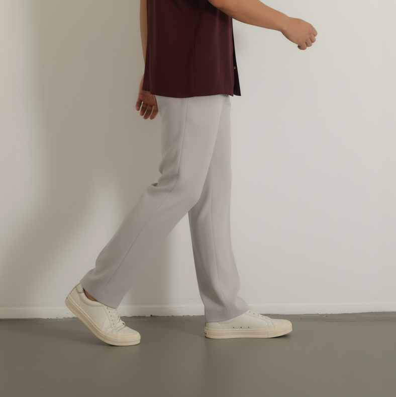 Featuring two side and two back pockets with an elastic waist band with drawstrings.

FABRIC – Twill Fabric