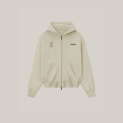 Aura Oversized Zipper Hoodie