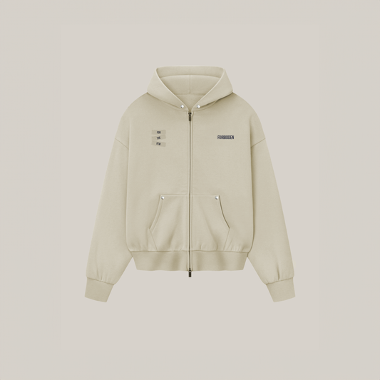 Aura Oversized Zipper Hoodie