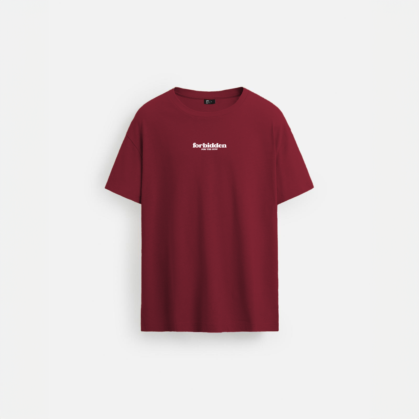 Muted Maroon Relaxed Fit Tshirt