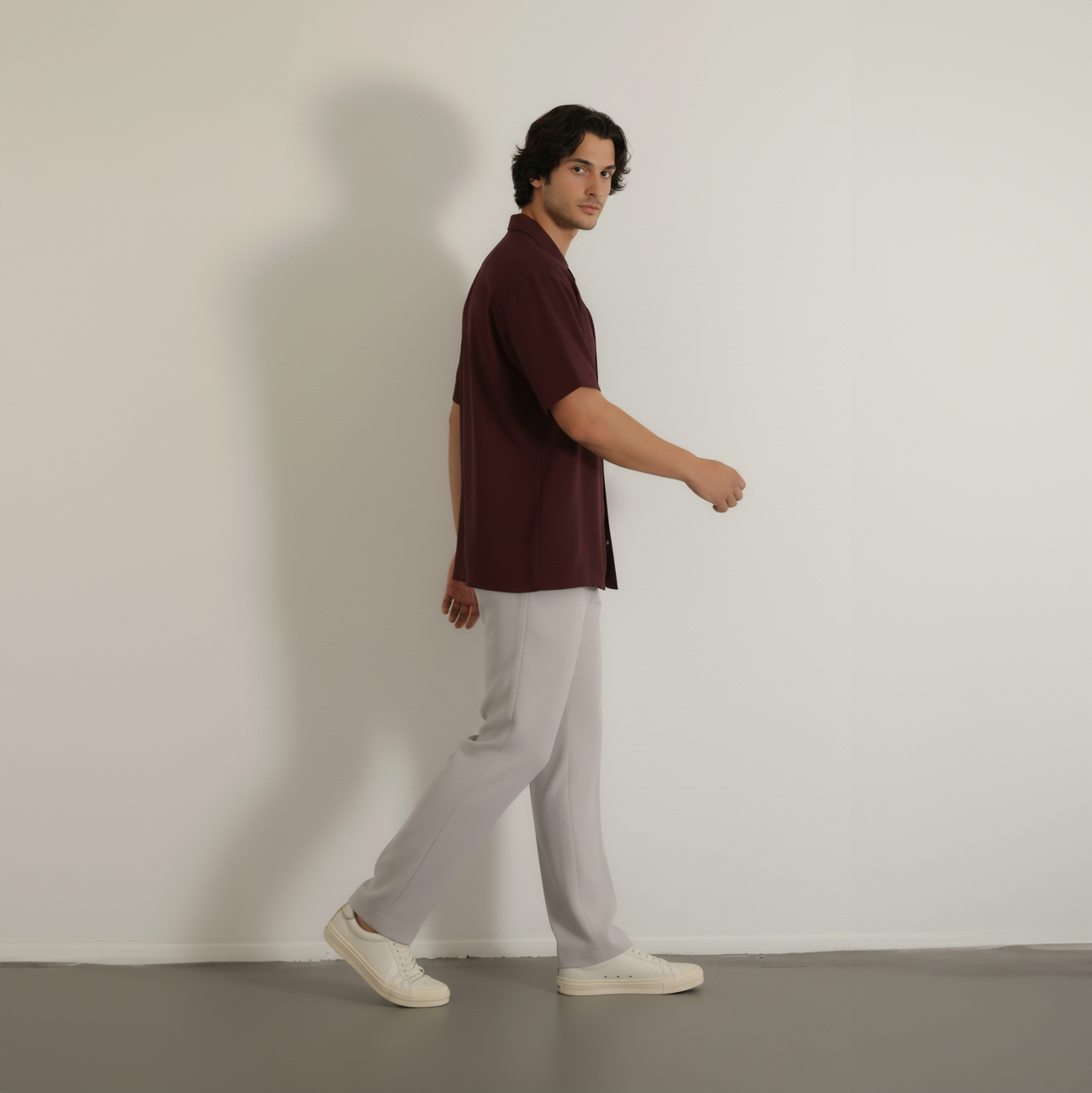 Merlot Bowling Shirt