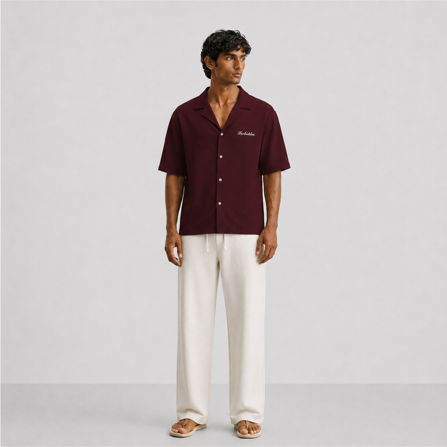 Merlot Bowling Shirt