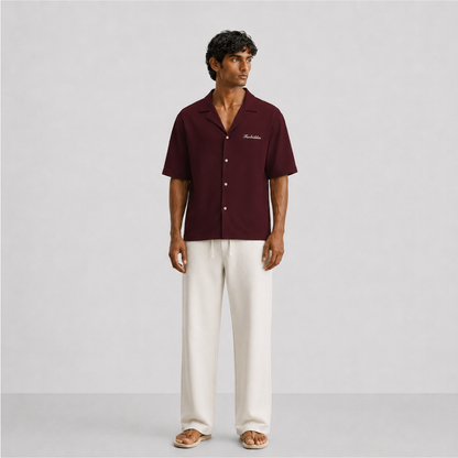 Merlot Bowling Shirt