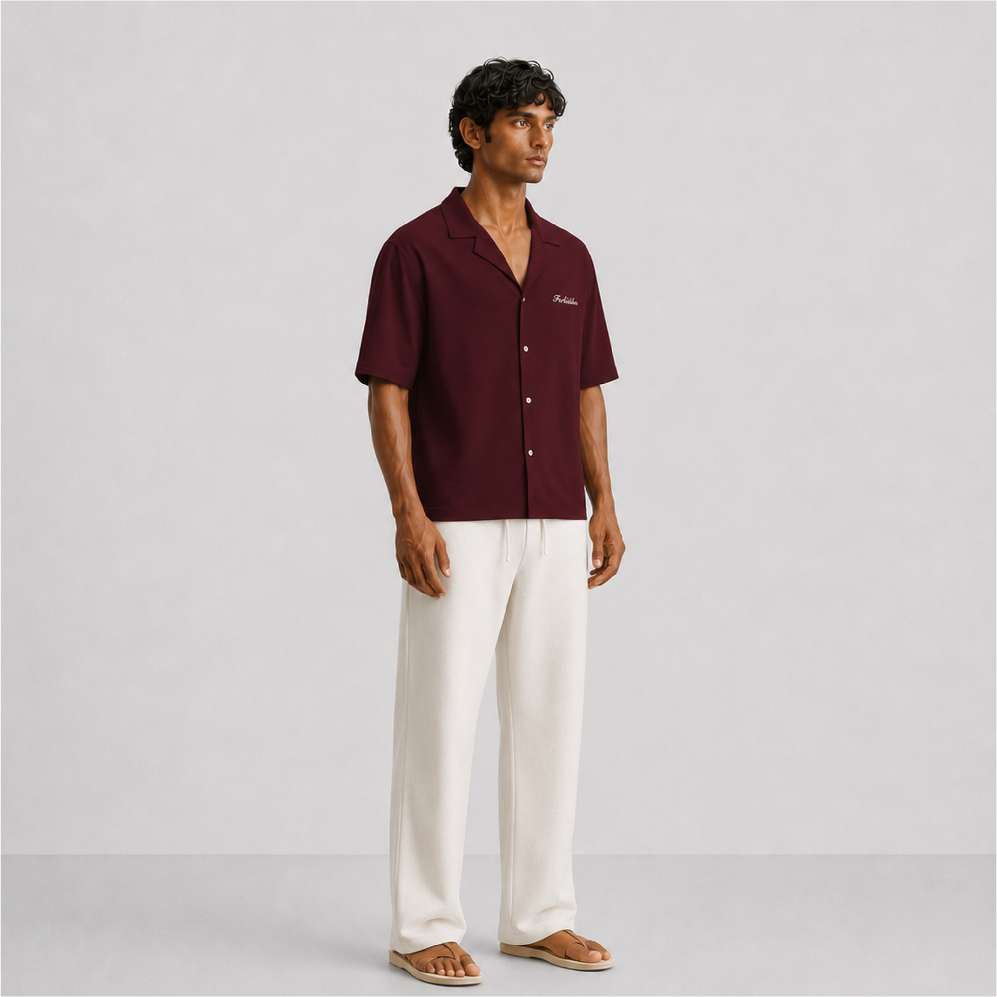 Merlot Bowling Shirt