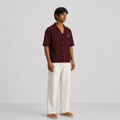 Merlot Bowling Shirt