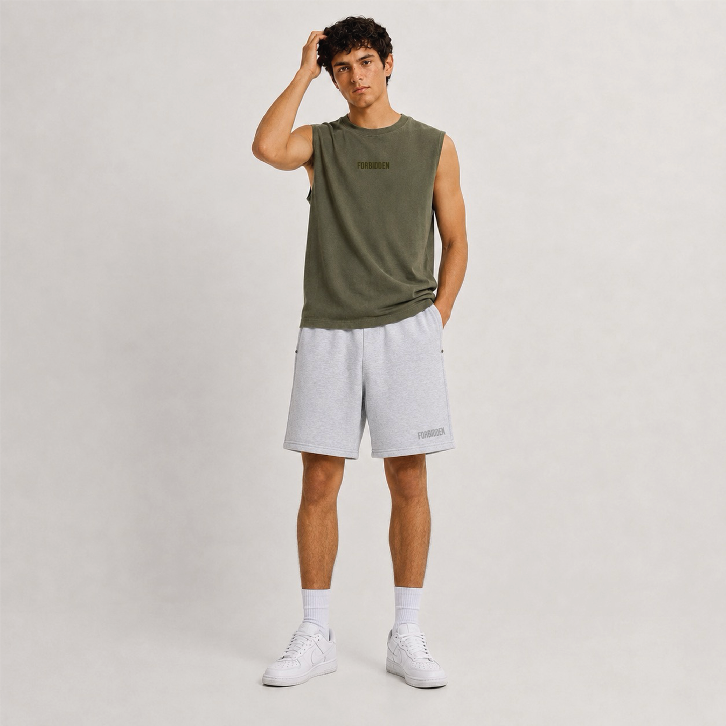 Combat Green Tank Tshirt