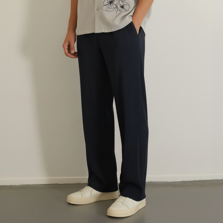 Playa Ribbed Straight Pants