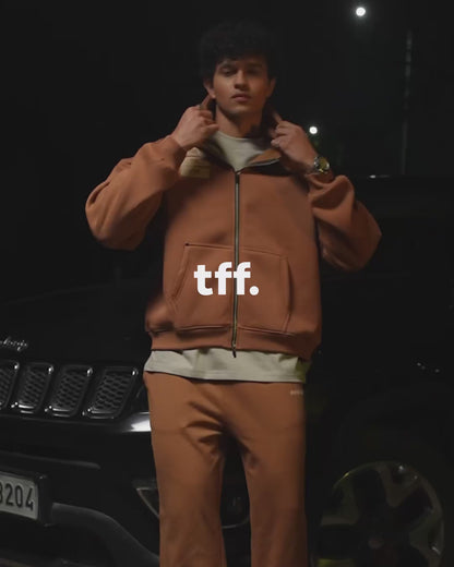 God Damn Oversized Zipper Hoodie
