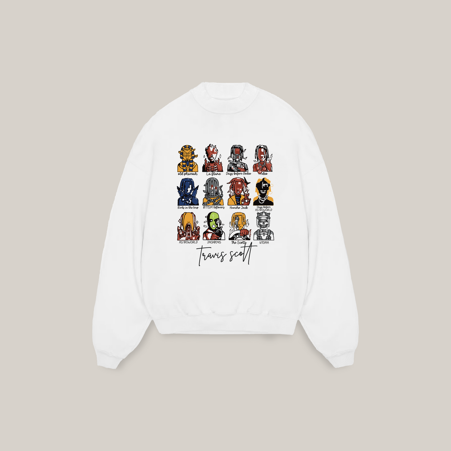 Travis Journey Oversized Sweatshirt