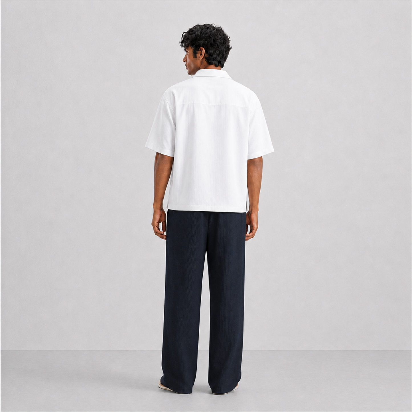 White Lies Bowling Shirt