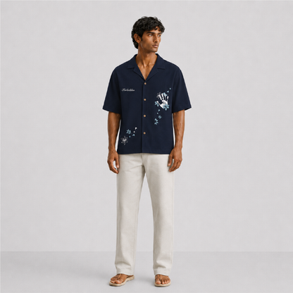 Whimsical Bliss Bowling Shirt