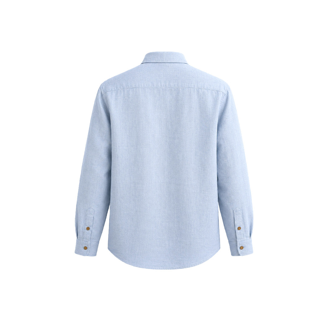 White Lotus Full Sleeve Linen Shirt