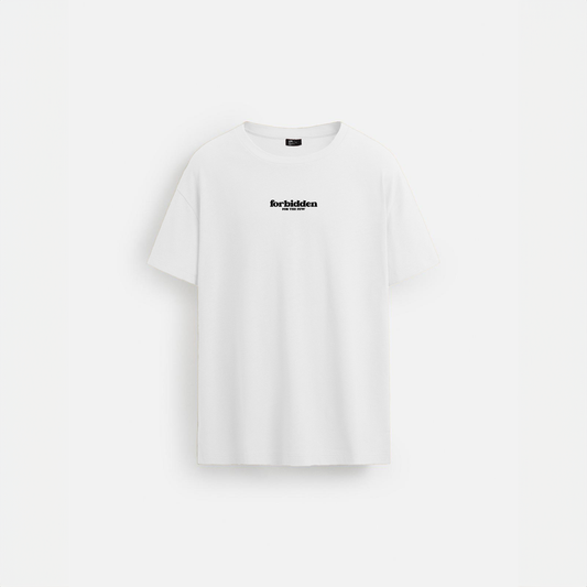 Cool White Relaxed Fit Tshirt