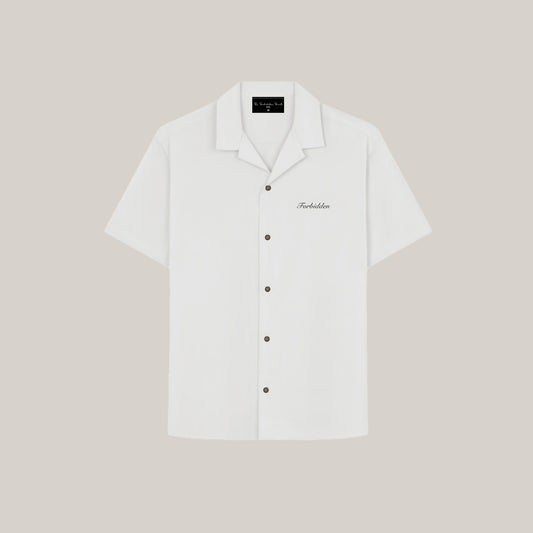 White Lies Bowling Shirt